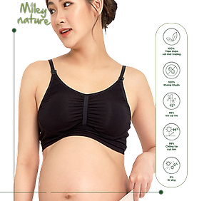 Áo Lót Bầu Tháo Khóa Trước Vải Sợi Thiên Nhiên Cao Cấp Miley Nature Miley Lingerie BRB0103