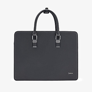 Túi Xách Cặp Da Nam Công Sở GENCE CGL08 Chất Liệu Da Bò Khóa Số Cao Cấp Màu Đen