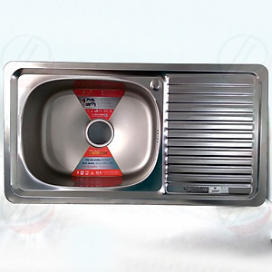 Chậu Rửa Bát Inox Chính Hãng Tân Á Đại Thành Nhiều Kích Thước - Loại 2 hộc, 1 hộc 1 cánh,..Tặng kèm bộ xi phông