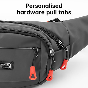 Túi Đeo Chéo Túi Bao Tử Nam Nữ Thời Trang Trẻ Trung, Túi Đựng Ipad, Túi Đeo Vai Nhiều Ngăn Kéo Đựng Đồ Rất Tiện Lợi, Vải Oxford Chống Thấm Nước - EH1001 EH1002 EH1006