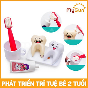 Bộ đồ chơi bác sĩ sỹ cho bé gái trai khám bệnh răng nha khoa cao cấp - Áo bác sĩ y tá hướng nghiệp MySun