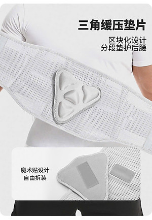 Đai Lưng, Nẹp Lưng Mới Giảm Đau Lưng Định Hình Cột Sống, Cải Thiện Thoái Hóa Thoát Vị Thoáng Khí Cho Nam Nữ AOLIKES- 7895