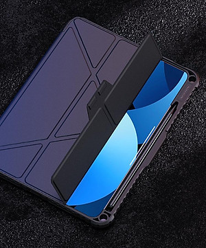 Bao da cho iPad Pro 11 inch M4 2024 / iPad Pro 13 inch M4 2024 Nillkin Bumper Leather Case Pro (Có khe cắm bút Apple Pencil) - Hàng chính hãng