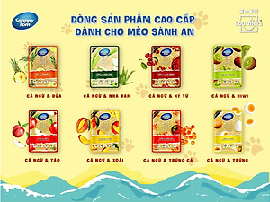 Pate Trái Cây Snappy Tom Gourmers Series [ 70g ] _ Combo Mix Đủ Vị