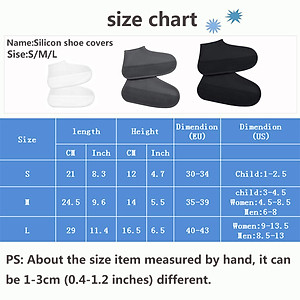 Bộ 2 bọc giày đi mưa silicon chống nước trong suốt co giãn hiệu Coolnice áo mưa cho giày