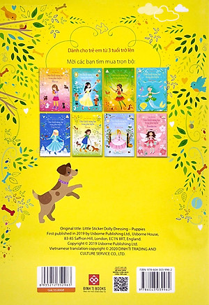 Sách Sticker Dolly Dressing - Dán Hình Sáng Tạo Trang Phục Búp Bê - Cún Con