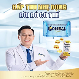 Thực phẩm dinh dưỡng Soup uống vi chất thuần chay Fomeal Care - Giàu protein thực vật, thay thế bữa ăn, giúp xương chắc khỏe