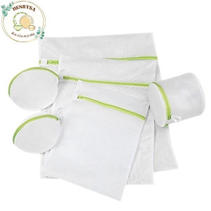 COMBO BỘ 6 TÚI GIẶT ĐỒ ĐA NĂNG CHẤT LIỆU SỢI POLYESTER THOÁNG KHÍ NHIỀU KÍCH CỠ - HENRYSA