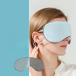 Bịt Che Mắt Ngủ Văn Phòng, Trên Xe Ô tô, Máy Bay, Thoáng Khí, Mềm Mại Cho Giấc Ngủ Ngon, Mặt Nạ Ngủ. Du Lịch Dã Ngoại Phượt Thiền - Giao Màu Ngẫu Nhiên