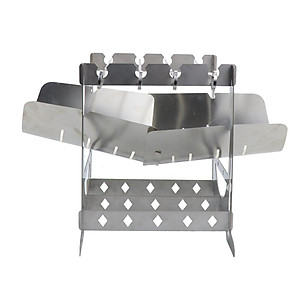 Portable Lightweight Folding Camping Stove Grill Stoves for Campfire Grill BBQ Traveling Picnic Cooking Burner