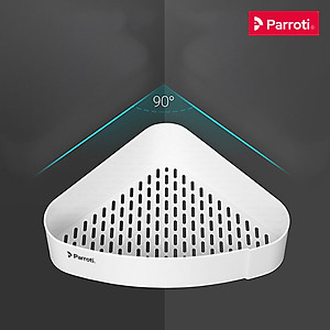 Kệ nhà tắm để đồ đa năng, giá để đồ vật dụng góc nhà tắm nhà bếp cao cấp Parroti Trophy TP-G01