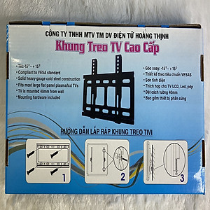 khung treo tivi CỐ ĐỊNH 52-62INCH HOÀNG THỊNH ,HÀNG CHÍNH HÃNG.