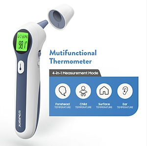 Nhiệt kế điện tử hồng ngoại đo trán và tai Jumper JPD-FR300