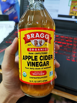 Giấm Táo Hữu Cơ Bragg Nhập Khẩu Chính Hãng Từ Mỹ