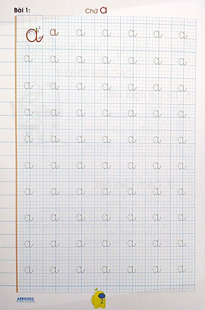 Bé Chuẩn Bị Vào Lớp 1 - Vở Tập Viết Chữ Cái Viết Thường
