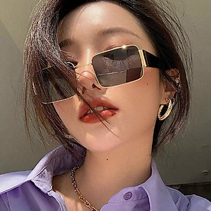 Kính râm, Kính mát unisex gọng nhựa bản to phong cách retro - siêu hottrend