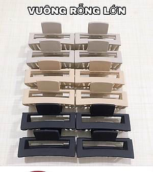 Kẹp gấp tóc mẫu nhám phong cách Hàn Quốc xinh xắn cho nữ - giao màu ngẫu nhiên 