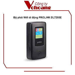 Bộ phát Wifi di động PROLiNK DL7203E dùng SIM 4G LTE 150Mbps, pin 5200mAH - Cổng RJ45 - Nâng Cấp Cổng Sạc TypeC - Hỗ Trợ Nano Sim