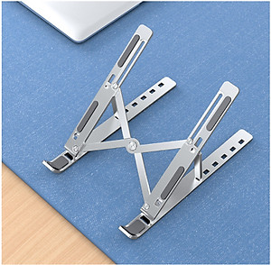 Giá Đỡ Laptop Bằng Hợp Kim Nhôm Chắc Chắn Hỗ Trợ Tản Nhiệt, Có Thể Gấp Gọn, Chỉnh Độ Cao Theo Nhu Cầu Sử Dụng GD02 Hàng Chính Hãng