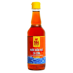 Thùng 6 Chai Nước mắm Nhỉ Cá cơm 584 Nha Trang - 30 độ đạm - Chai Nhựa 500 ml