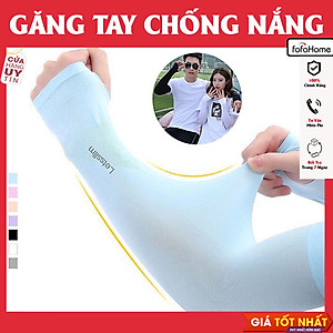 1 Đôi Găng Tay Chống Nắng Hàn Quốc Xỏ Ngón Let's Slim Dày Dặn Ngăn Tia UV Giao Màu Ngẫu Nhiên