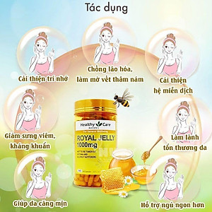 Sữa Ong Chúa Úc Healthy Care Royal Jelly 1000