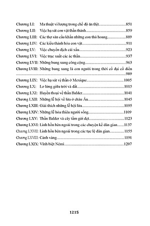 Cành Vàng Bách Khoa Thư Về Văn Hóa Nguyên Thủy