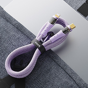 Dây sạc nhanh ip PD 33W Rockspace Z21 typeC to IP sạc nhanh dây dù Hàng chính hãng bảo hành 1 năm 1 đổi 1