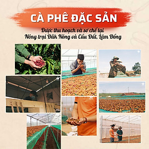 Cà Phê Decaf Cao Cấp Không Mất Ngủ, Cà Phê Tách Cafeine Phù Hợp Cho Người Bị Say Cafe Nguyên Chất - Gói 200 Gram - Bột