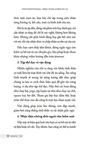 Sách Stop Overthinking - Sống Tự Do, Không Âu Lo - 7 Bước Loại Bỏ Suy Nghĩ Tiêu Cực Và Bắt Đầu Suy Nghĩ Tích Cực