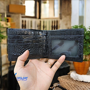 Ví Nam Da Cá Sấu 2 Mặt. Nguyên Bàn Tay Có Móng Đẹp - Phong Cách