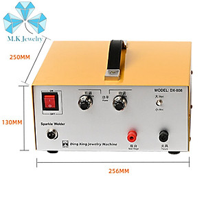 Máy hàn điện 80A - Vàng  ( Model : DX - 808 )  Chuyên dụng cho hàn nữ trang, điện tử, điện thoại, thiết bị khác.