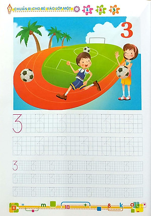 Sách Chuẩn Bị Cho Bé Vào Lớp Một - Làm Quen Với Chữ Số (Tập 2)