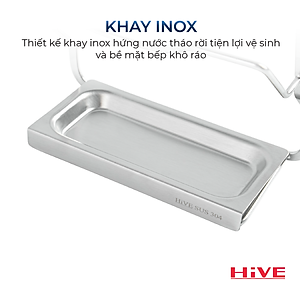 Kệ úp nắp vung treo tường HiVE inox 304