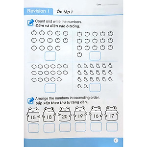 Toán Song Ngữ Tiền Tiểu Học - Sách Luyện Tập 5