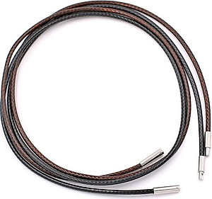 Combo 2 sợi dây vòng cổ cao su - đen + nâu DCSEN1