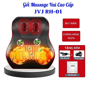Gối Massage Cổ Vai Gáy Cao Cấp Thế Hệ Mới, Máy Massage Hồng Ngoại 20 bi Đa Chức Năng, Giảm Nhức Mỏi Toàn Thân Hiệu Quả