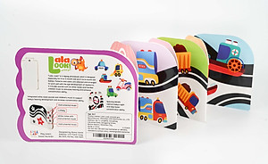 Sách âm thanh Lalalook đồ chơi kích thích thị giác não bộ phát triển cho bé sơ sinh Lalala baby