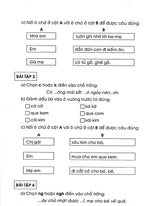 Sách Bài Tập Trắc Nghiệm Tiếng Việt 1(Theo Chương Trình Tiểu Học Mới Định Hướng Phát Triển Năng Lực) ( Tái Bản)