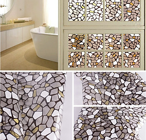 Combo 5 Mét  Decal Giấy Dán Kính Đá Viên Phong Cách (5 Mét dài x 0.45 Mét Ngang)