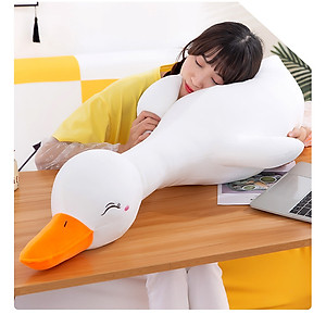 Gấu Bông Vịt Lười, Ngỗng Lười Mềm Mịn Siêu Hot - Vịt Trầm Cảm, Mệt Mỏi Dễ Thương (25cm----1m6) Gối Ôm Vịt Lười Siêu To Vải Miniso 4 Chiều Mềm Mịn Êm Ái Hàng Cao Cấp