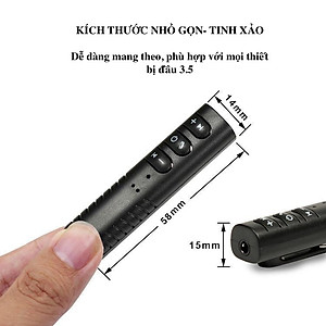 Bộ Chuyển Đổi Không Dây Bluetooth VSP-B09 Thiết Bị Chuyển Đổi Âm Thanh Có Dây Thành Không Dây Bluetooth Music V4.1 (Đen) - KHÔNG BAO GỒM TAI NGHE - Hàng Nhập Khẩu