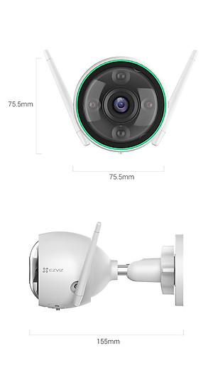 Camera IP EZVIZ CS-C3N ( A0-3H2WFRL / A0-3G2WFL1 ) 1080P Có Màu Ban Đêm - Hàng Chính Hãng
