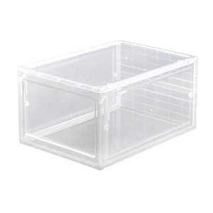 Hộp Đựng Giày Dép Bằng Nhựa Cứng Nắp Trong Suốt - Chịu Lực Tốt - Cửa Nam Châm - Dễ Dàng Tháo Lắp - Hàng Cao Cấp