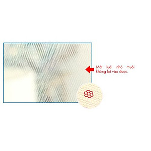 Mùng Chụp Tự Bung Cao Cấp Siêu Dày - thương hiệu A - Màu Xanh Da Trời  + Tặng kèm túi thơm thảo dược