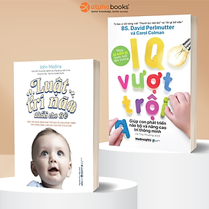 Combo Trí Tuệ Toàn Diện: Luật Trí Não Dành Cho Trẻ + IQ Vượt Trội - Alpha Books