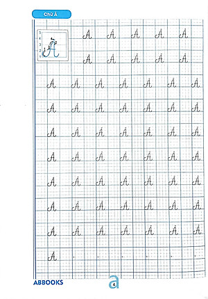 Tập Viết Chữ Cái Viết Hoa