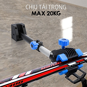 Khung Giá Treo Xe Đạp Kẹp Sườn Xe Xếp Gọn Lên Tường Tiết Kiệm Không Gian (Max 20 kg) MaiLee