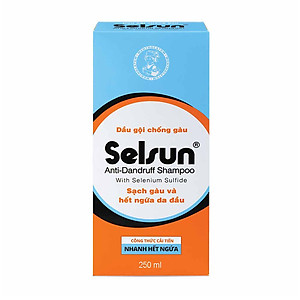 Dầu gội Selsun hỗ trợ giảm ngứa dành cho da đầu gàu 1% (250ml)