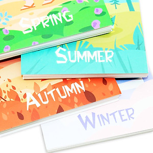 Sổ Lò Xo Note 4 Mùa A6 - Kẻ Ngang - 160 Trang 80gsm - The Sun - Autumn